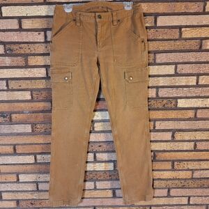 Duluth Trading Co Brown/Tan Corduroy Cargo Pants